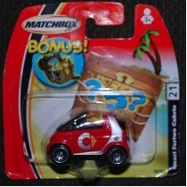 Diecast SMART car by Matchbox cars. Focusing on a smaller market will make your collecting easier
